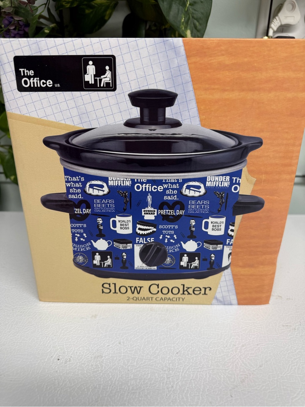 The Office™ Themed Blue 2-Quart Slow Cooker